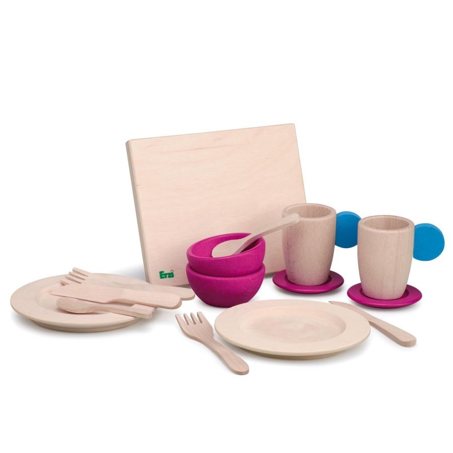 Erzi(エルツィ)木製ままごとセット『食器セット』Crockery Set