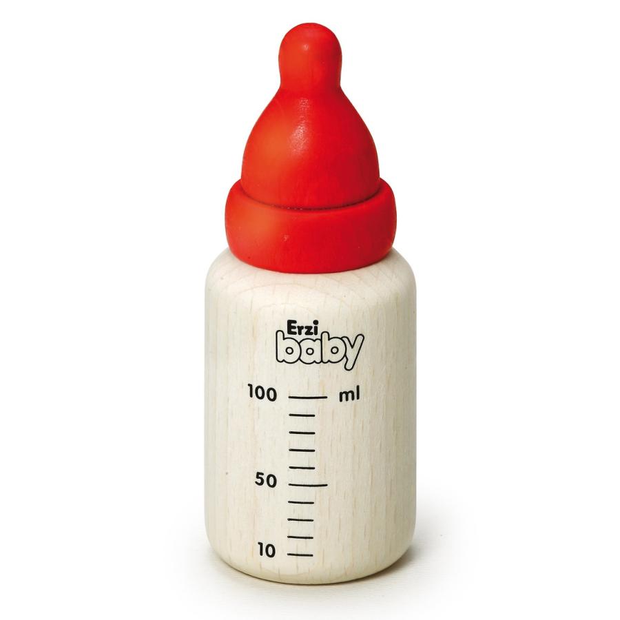 ☆フェルトおままごと☆哺乳瓶3本セット Erzi(エルツィ)木製ままごと『哺乳瓶』Baby's bottle : トイピース