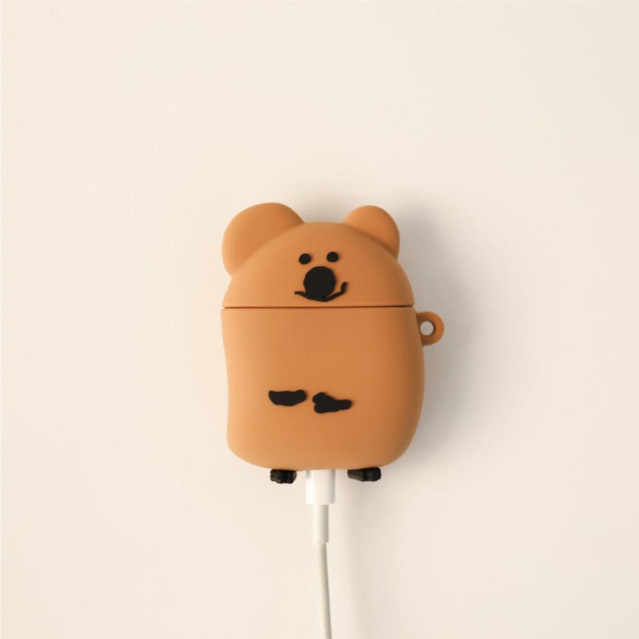 【Dinotaeng】ダイノテン Happy Feet Quokkapod AirPods1,2対応  クォッカ AirPodsケース 韓国雑貨｜toy-publishing｜04