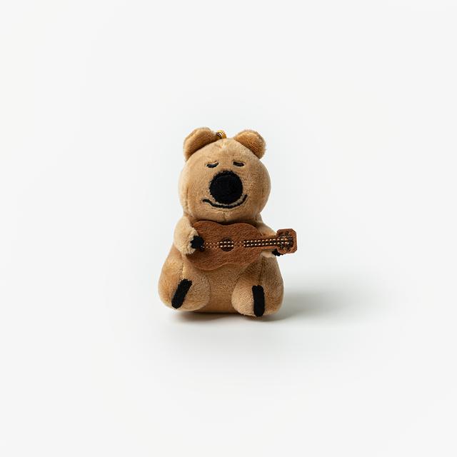Dinotaeng】ダイノテン Ukulele Quokka Keyring キーリング 韓国雑貨