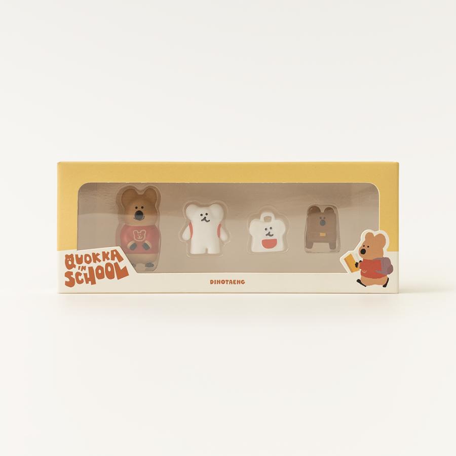 Dinotaeng】ダイノテン Quokka in School Magnet（Way to school