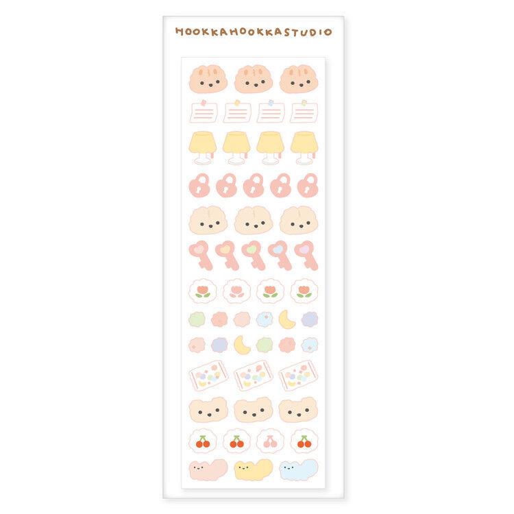 HOOKKA STUDIO cozy room mini seals シール 韓国雑貨 : TOY