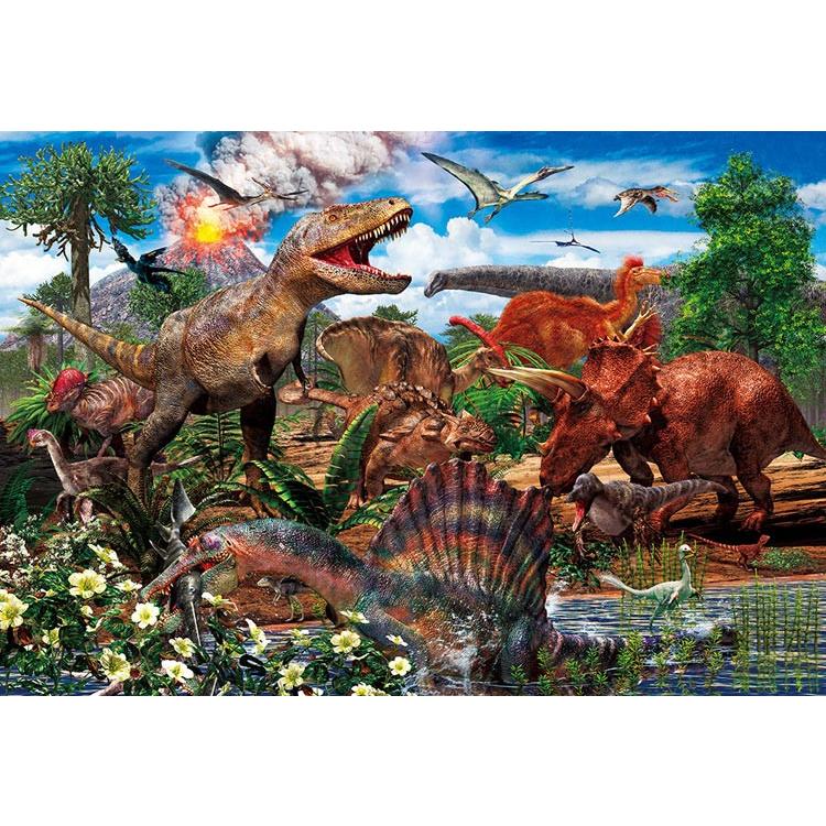人気を誇る 77％以上節約 ジグソーパズル BEV-80-016 子供用パズル 白亜紀の恐竜 80ピース CP-CH siahy.com siahy.com
