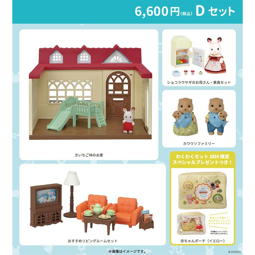 シルバニアファミリー わくわくセット 2024 6000D（ラッピング