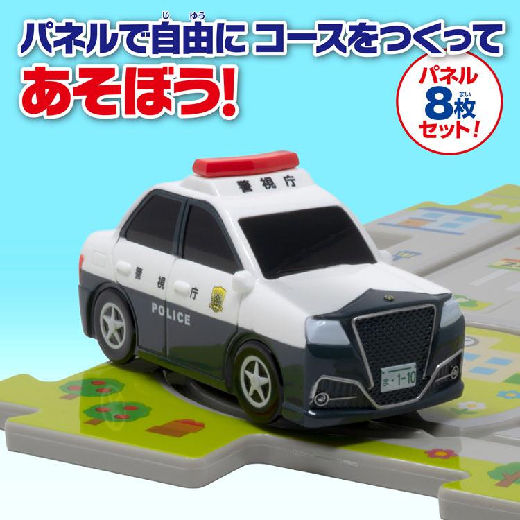パネルワールド はしる! パトカーパネル8 MSD-1752 : 森のおもちゃ屋