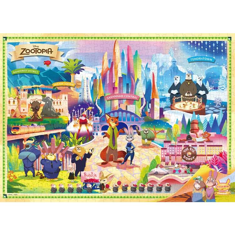 TAN = 3tan ジグソーパズル 500ピース　NOA ATTIA テンヨー（Tenyo） ジグソーパズル ズートピアへようこそ(ズートピア