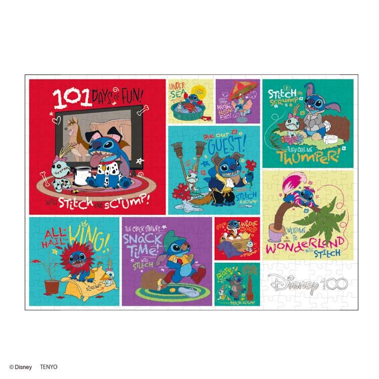 ジグソーパズル Disney 100:Stitch In Costume(リロ&スティッチ) 300ピース   TEN-D300-718｜toy-shop｜02