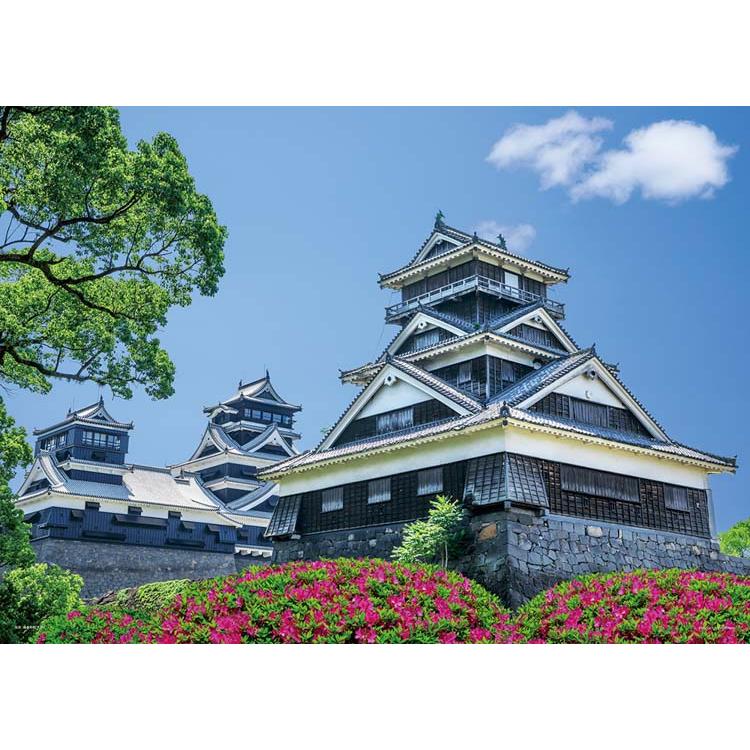 やのまん ジグソーパズル つつじ咲く熊本城（熊本） 500ピース YAM-05