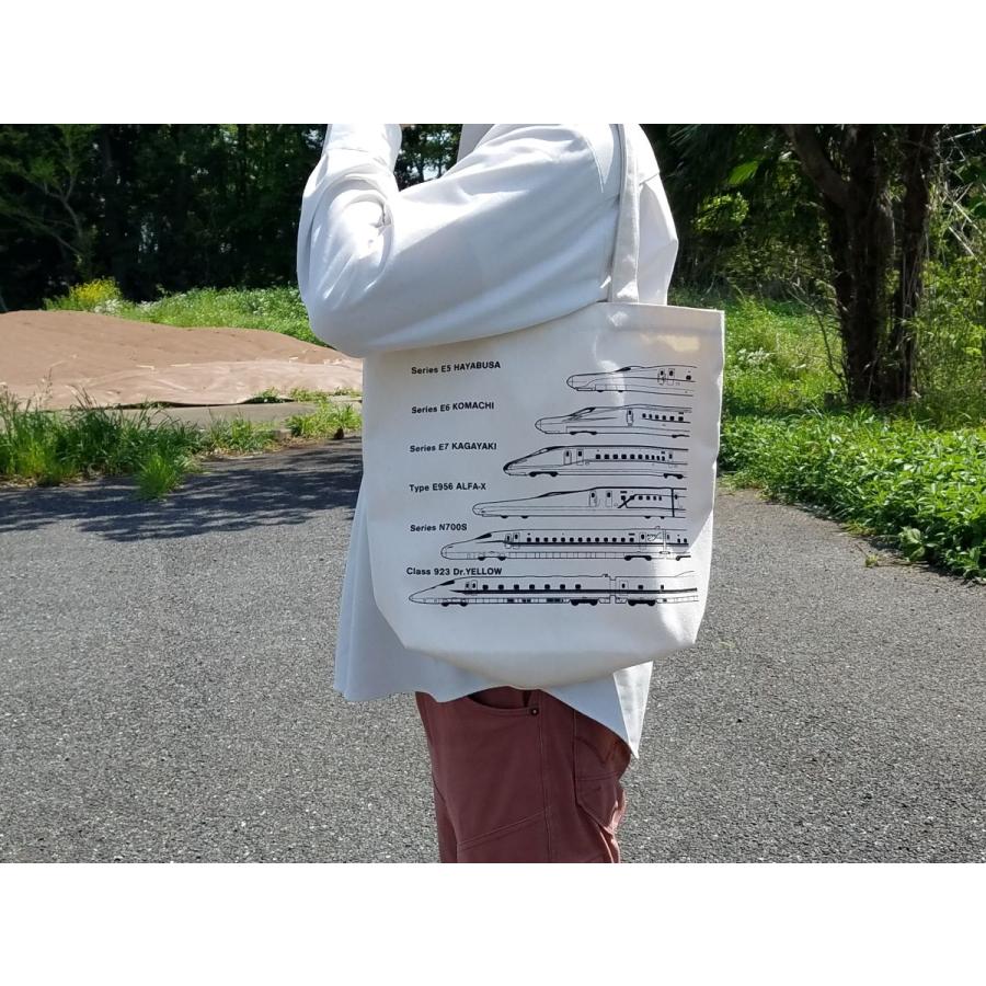 5000円引早い者勝ち！最終お値下【新品未使用】希少品ドルガバ帆布大バッグ メール便なら送料無料 新幹線6車両デザイン 帆布 舟型トートバッグ E5