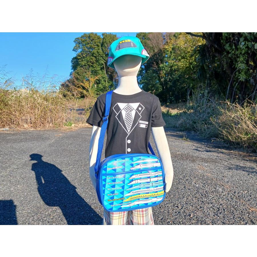 送料無料】新幹線 8車両 ショルダーバッグ【幼稚園バッグ・通園バッグ