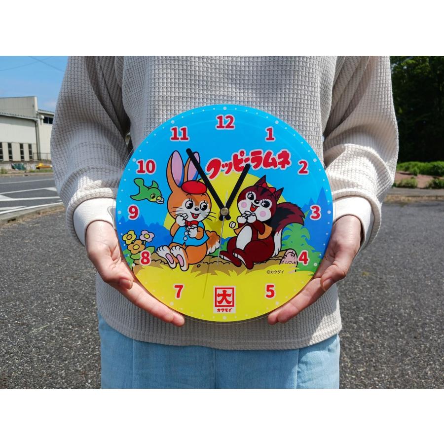 送料無料！クッピーラムネ アクリルウォールクロック（壁掛け時計