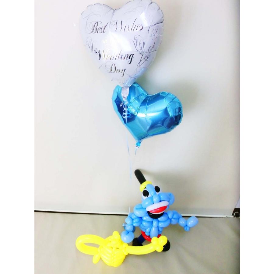 祝電 結婚式場 バルーンギフト ジーニー「アラジンの魔法のランプ結婚