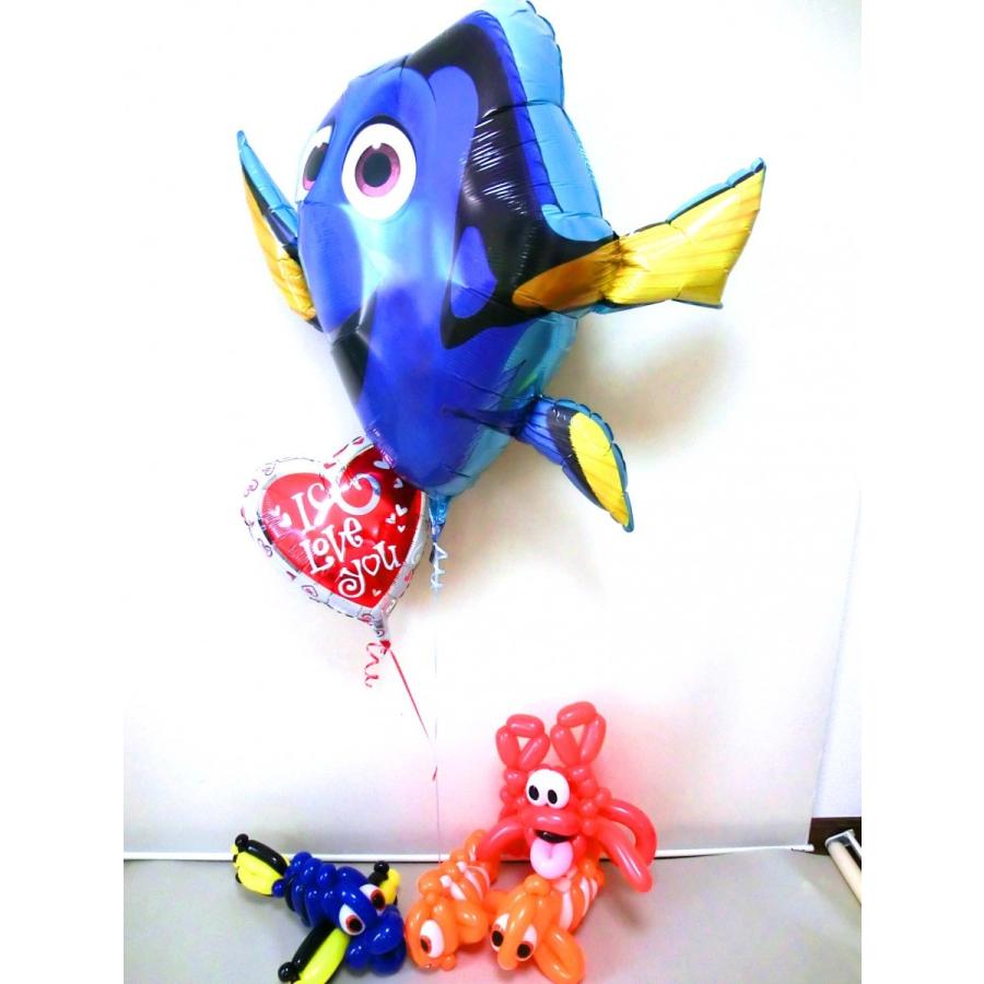 ディズニー誕生日祝 結婚祝 愛のファインディング ドリー ニモ バルーン バルーンアート Ml46yho バルーンショップtoy トーイ 通販 Yahoo ショッピング