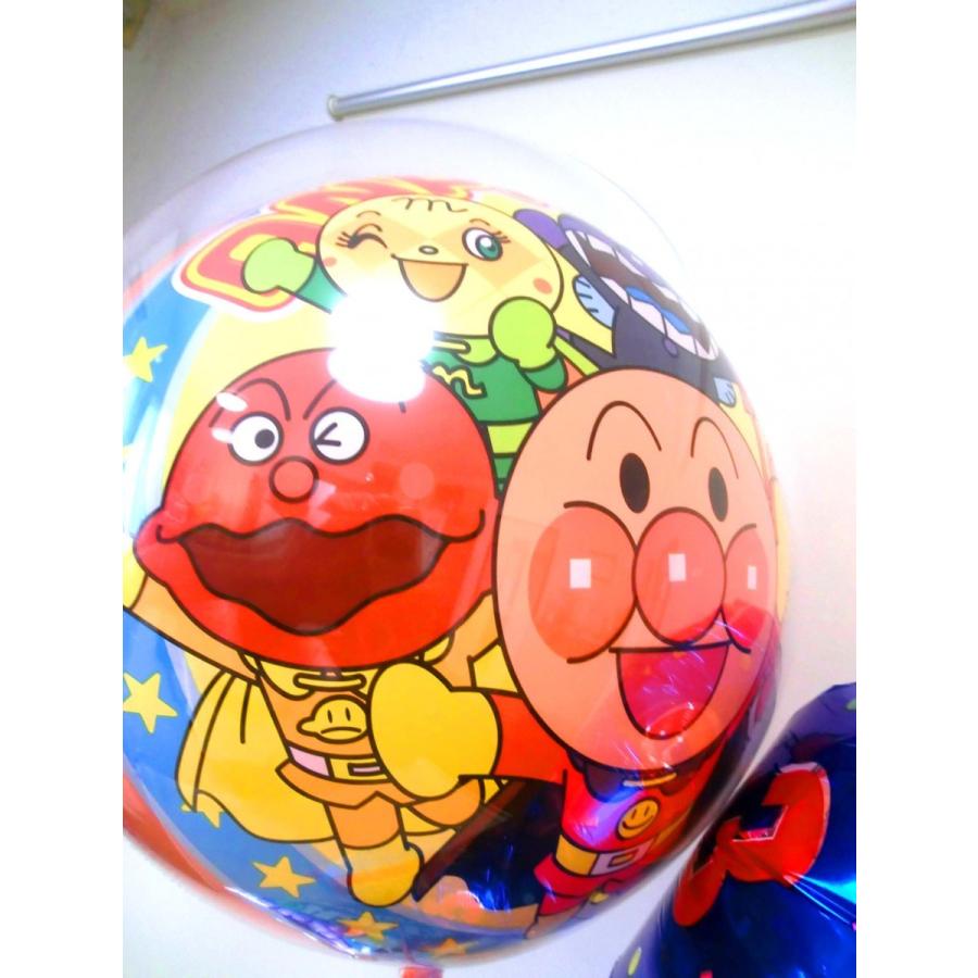 誕生日祝・バルーンギフト・バイキンマン・ジャムおじさん・ドキン