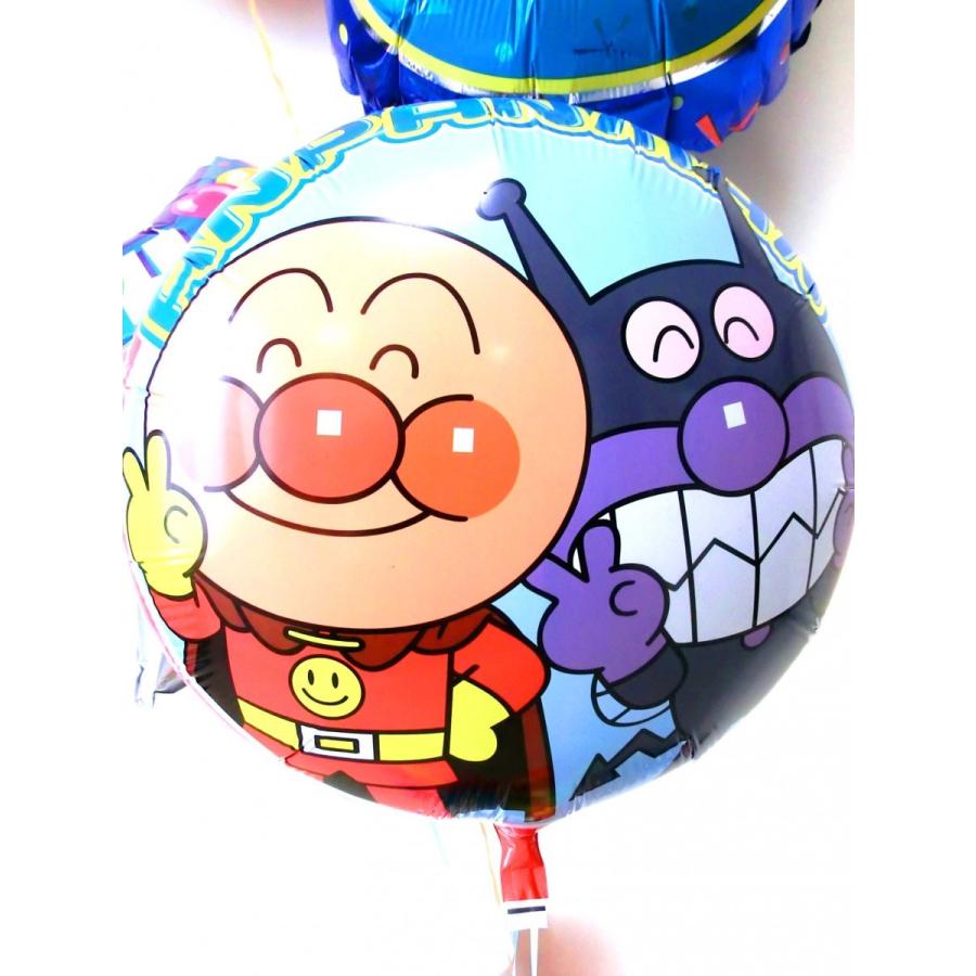 誕生日祝・バルーンギフト・バイキンマン・ジャムおじさん・ドキン