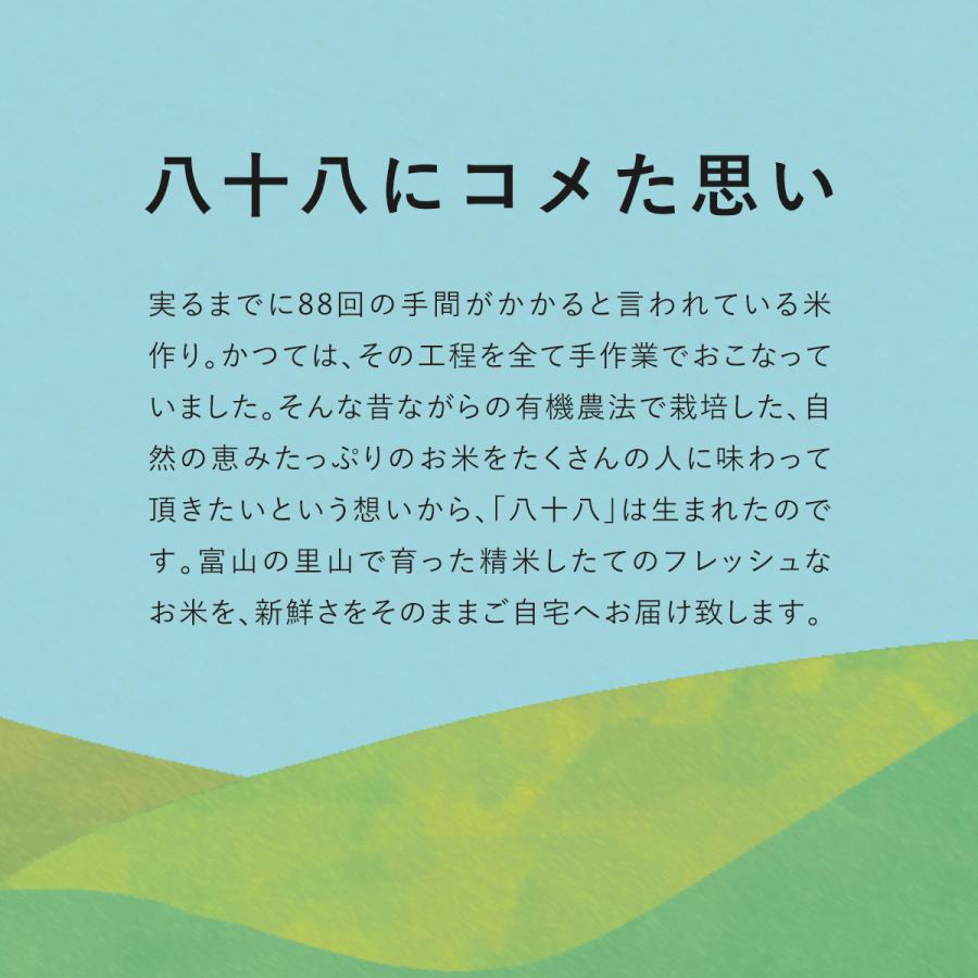 新米 米 無農薬 2kg 2キロ コシヒカリ 有機 富山 真空パック 長期保存 チャック付き 送料無料｜toyama-tabeyou｜16