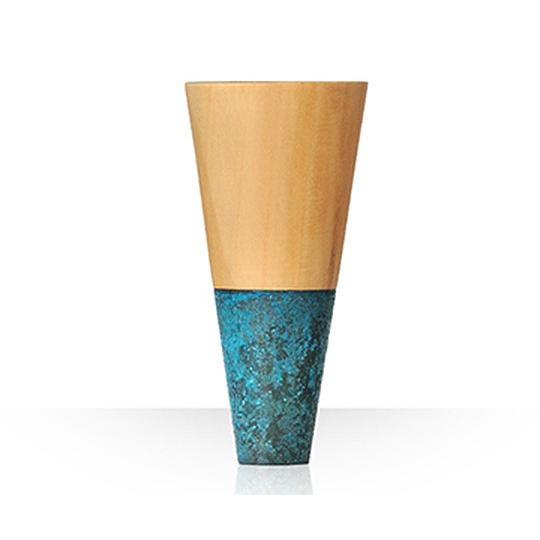 ギフト 喜泉 HORN TALL(TURQUISE BLUE) 工芸品 酒器 送料別
