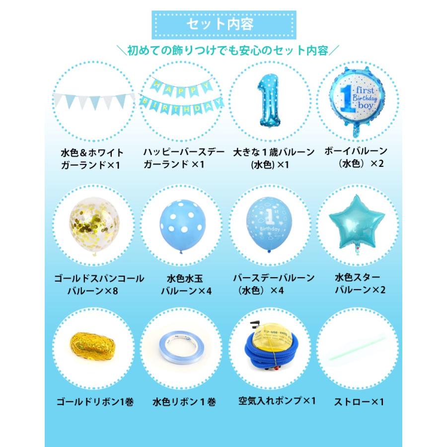 Toyarts 祝１歳 誕生日飾り付けバルーン30点セット 風船ガーランドバースデーかざりつけセット 一歳誕生日装飾セット 04 Cvel 95wr Rien Dautre 通販 Yahoo ショッピング