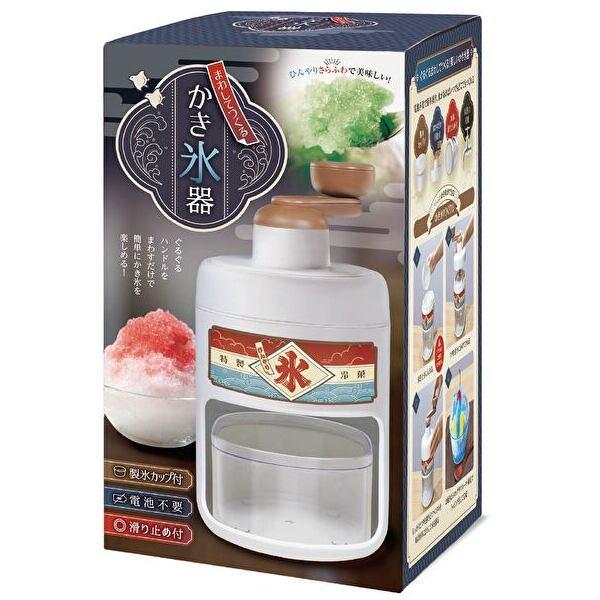 まわしてつくるかき氷器 HAC3933 昭和レトロ デザイン 冷菓 氷 まわしてつくるかき氷器 HAC3933 昭和レトロ デザイン 冷菓 氷