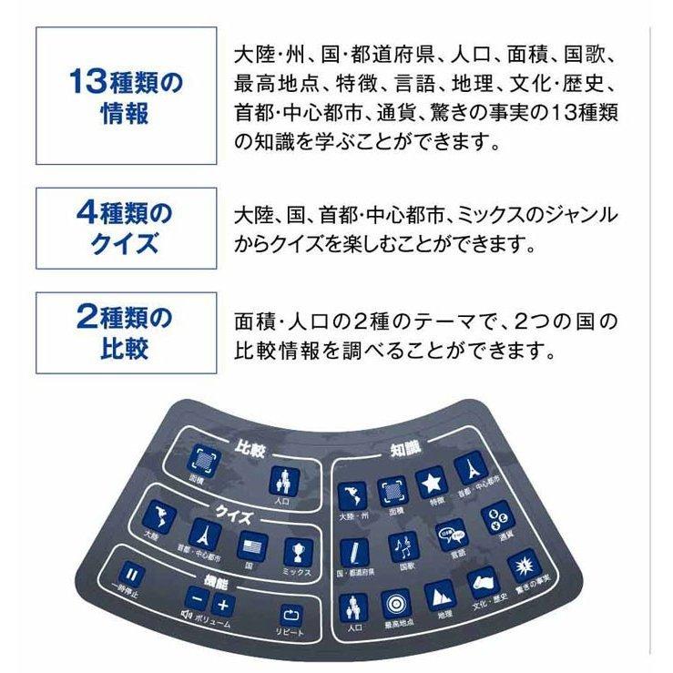 ドウシシャ しゃべる地球儀 パーフェクトグローブ GEOPEDIA NEXT