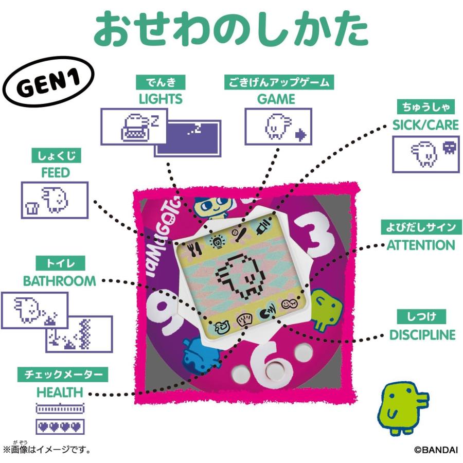 BANDAI（バンダイ） Original Tamagotchi Avocado Mix たまごっち