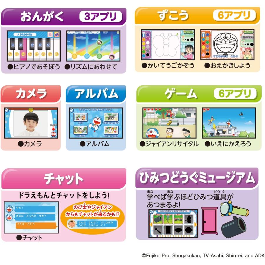 カメラも！プログラミングも！ ドラえもんGIGAパッド カメラも！プログラミングも！ ドラえもんGIGAパッド