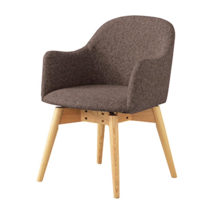 【回転式】TOYO FURNITURE 木製アームチェア 回転椅子② 東谷 ダイニングチェア 回転 椅子 木製 おしゃれ 北欧 ブルー ブラウン