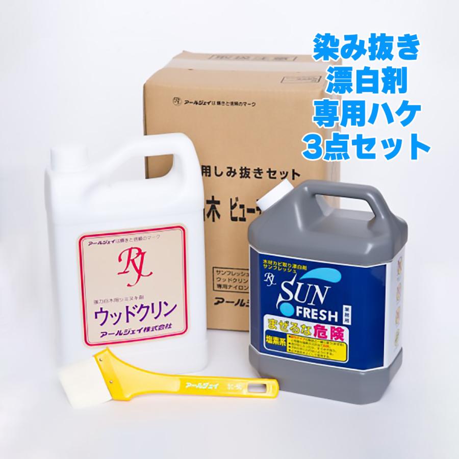 木材用 アク抜き 染み抜き 漂白 白木ビューティーセット サン 木材用 アク抜き 染み抜き 漂白 白木ビューティーセット サン