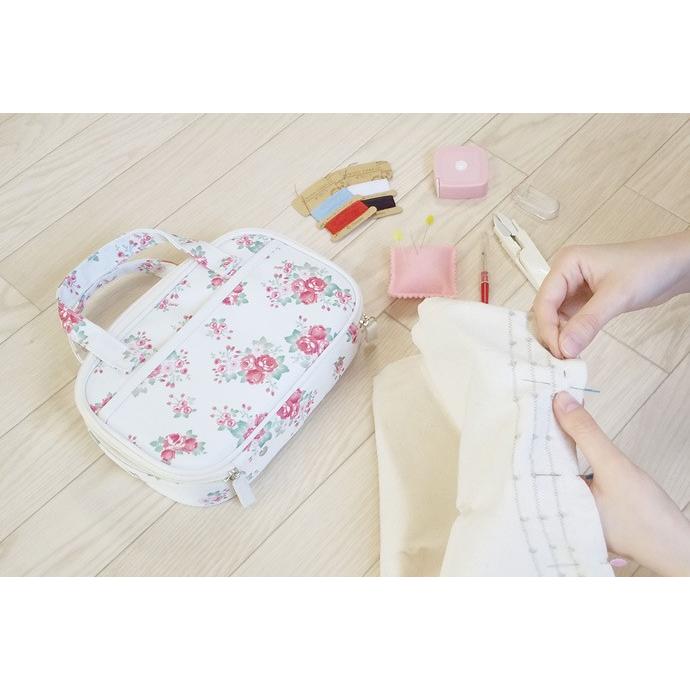 開店記念セール 裁縫セット クラフトバッグ 花柄 小学校 小学生 女子 女の子 ソーイングセット 子供 おしゃれ 裁縫箱 Rsl 大人 裁縫道具セット