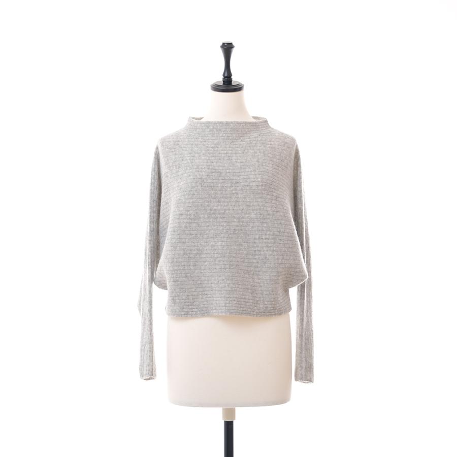 訳あり：1点限り ウール100%　長袖クロップド丈プルオーバー | 