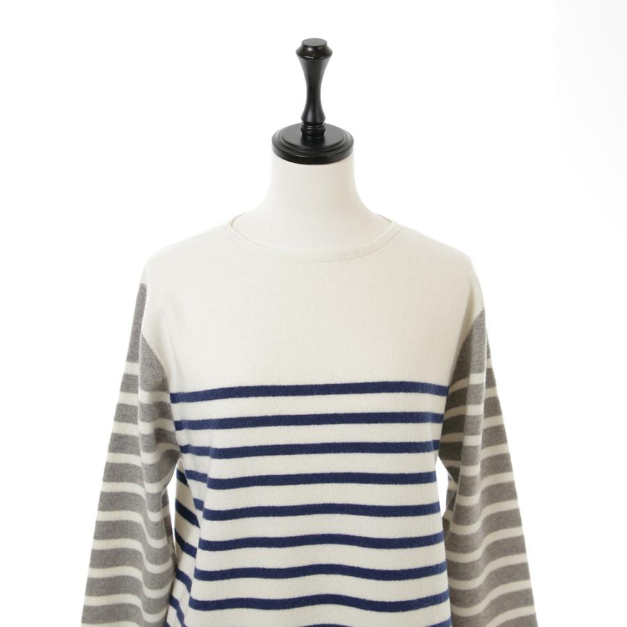 訳あり：ウール100%　ボーダープルオーバー 1点限り |  | 01