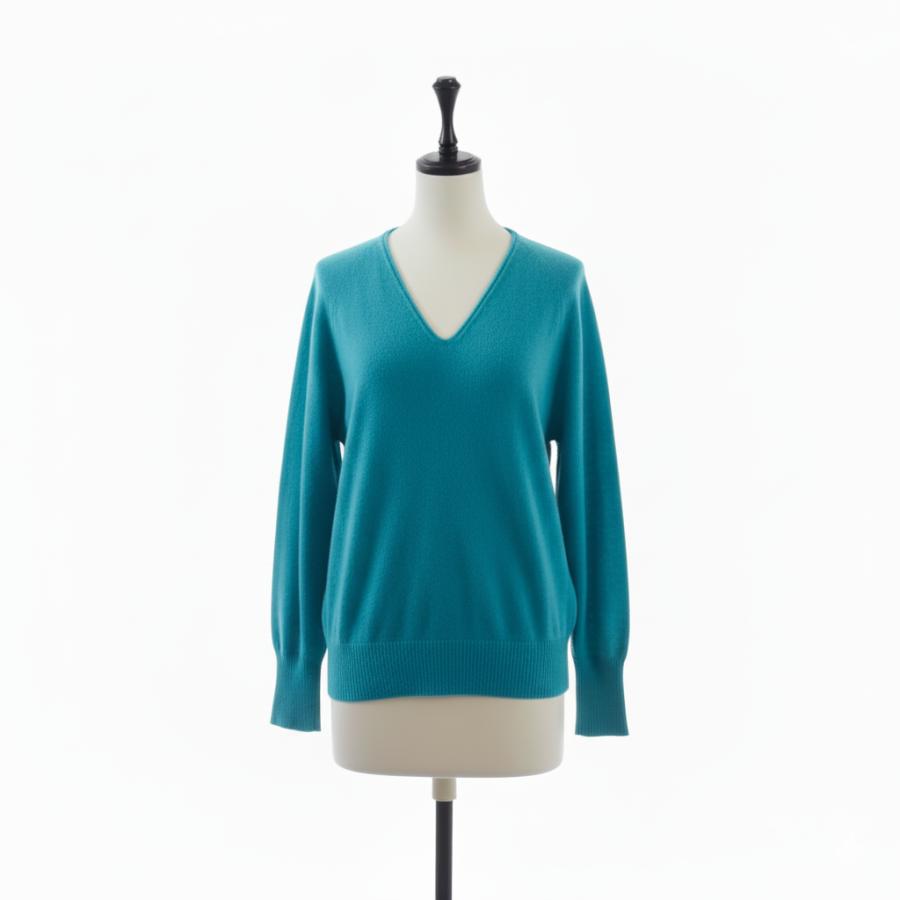 訳あり：ウール100%　パフスリーブプルオーバー　1点限り | 