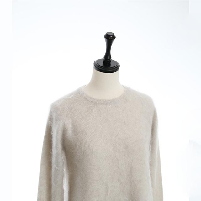 【OUTLET】ファー加工 カシミヤ プルオーバー |  | 02