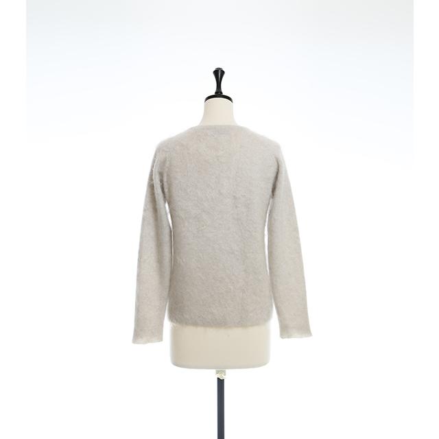 【OUTLET】ファー加工 カシミヤ プルオーバー |  | 03