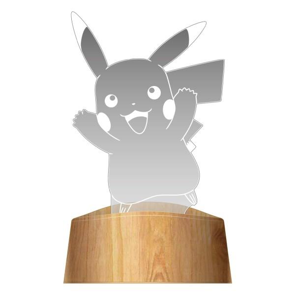 ピカチュウ ポケモン グッズ Ledライト 間接照明 メガネスタンド 音感センサー タイマー 電池 Usb アクリスタ Art Pm 01 Craft Kyoto 通販 Yahoo ショッピング