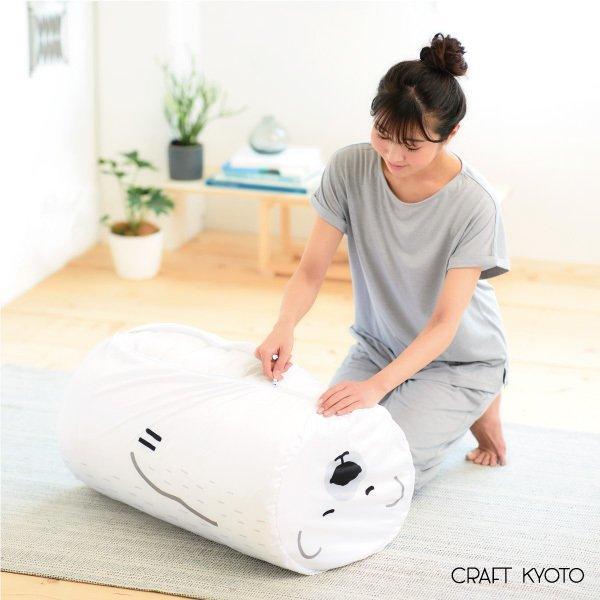 布団収納 ひんやりおふとんクッション ラージ 接触冷感生地 シングル掛け布団 こたつ布団 1枚用 全3種 Cool Ofc2 Craft Kyoto 通販 Yahoo ショッピング