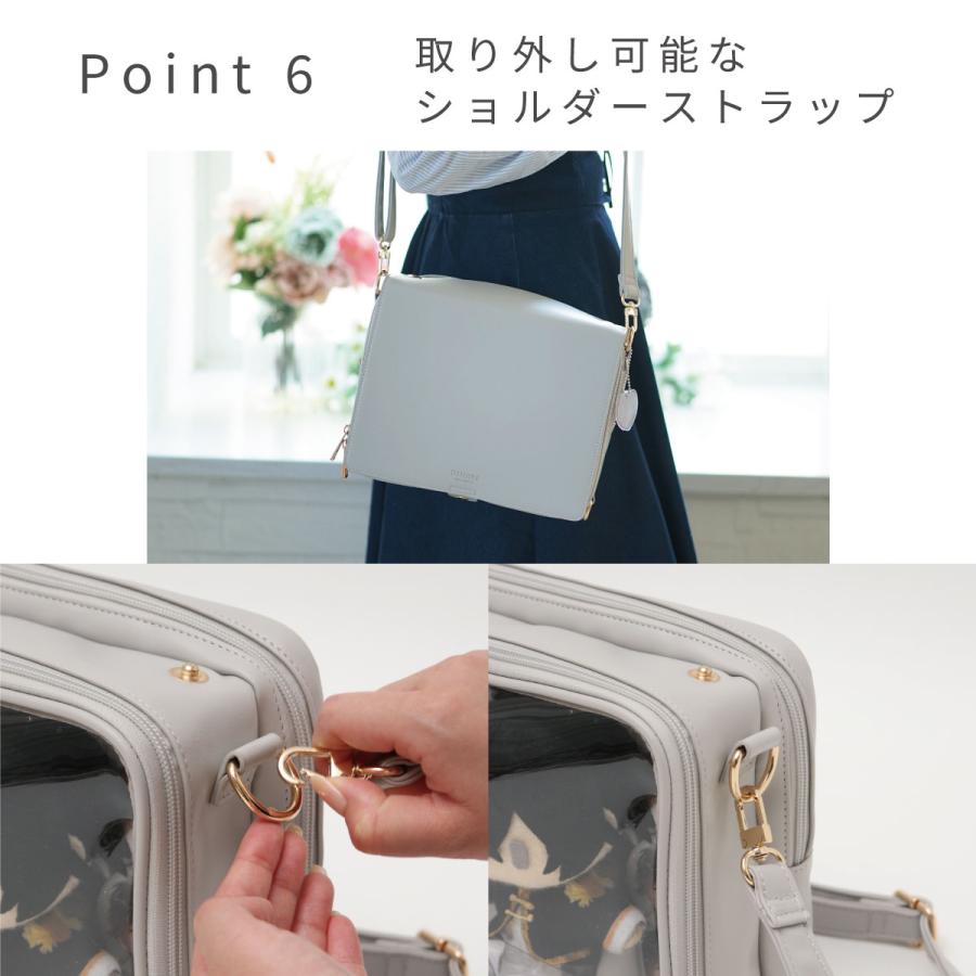 ショルダーバッグ 痛バッグ 推し入れ ぬいぐるみバッグ 25×20cm サイズ