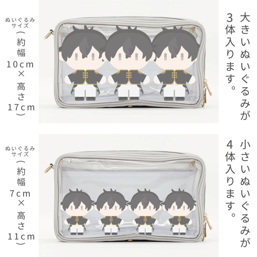ショルダーバッグ 痛バッグ 推し入れ ぬいぐるみバッグ 33×20cm サイズ