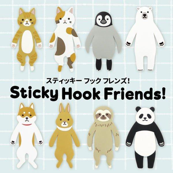 吸盤フック スティッキーフックフレンズ ペンギン フック : Craft