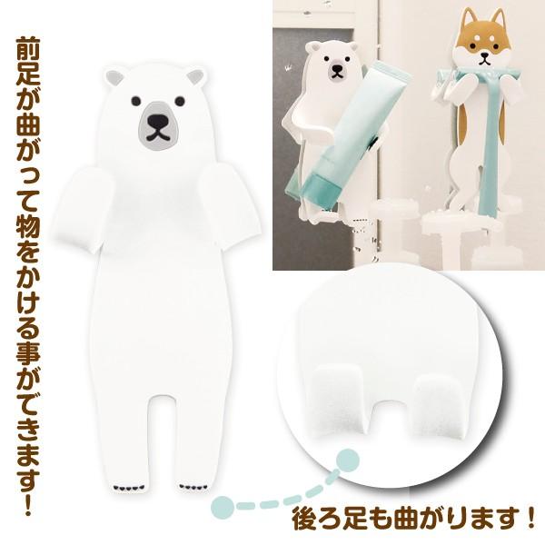吸盤フック スティッキーフックフレンズ シロクマ フック : Craft