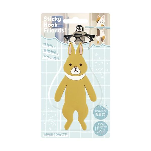 吸盤フック スティッキーフックフレンズ うさぎ フック : Craft