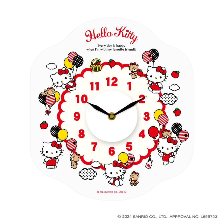 sanrio（サンリオ） インテリア時計 サンリオキャラクターズ ウォール