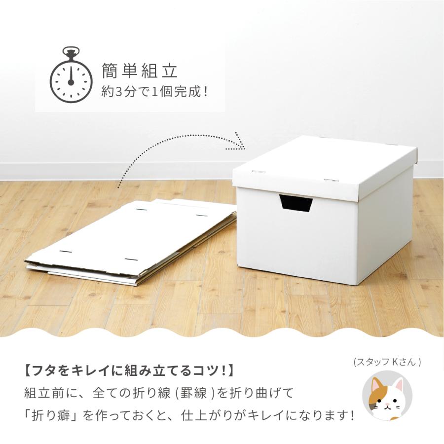 CRAFT KYOTO A4収納ボックス 6個組（5個＋1個）書類・プリント・A4