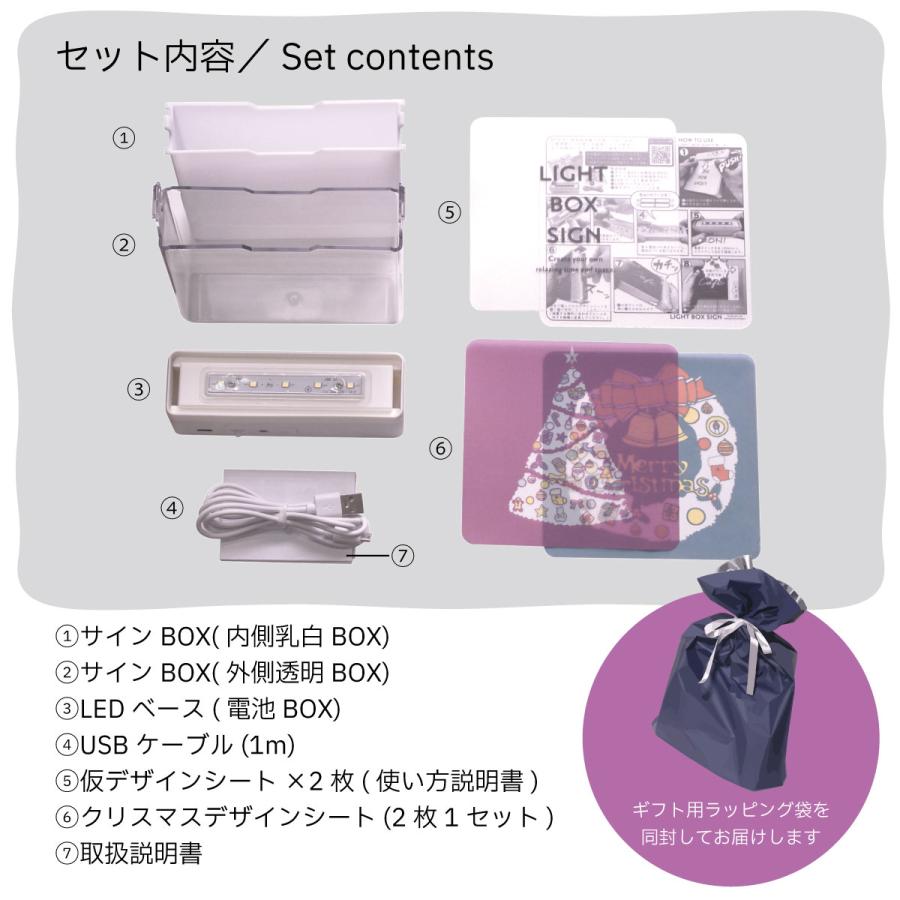 卓上ライト 壁掛けライト LIGHT BOX SIGN ライトボックスサイン