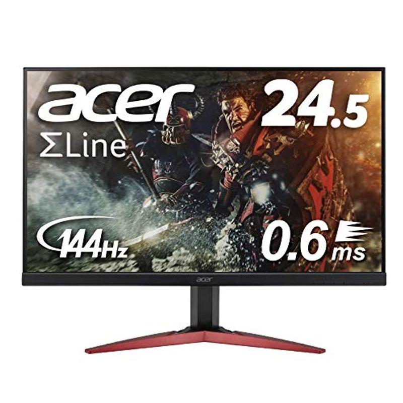 Acer ゲーミングモニター SigmaLine 24.5インチ KG251QHbmidpx 0.6ms(GTG) 144Hz TN FPS