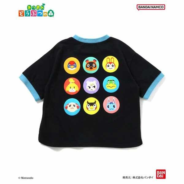 BREEZE（ブリーズ） あつまれ どうぶつの森 リンガーTシャツ 80