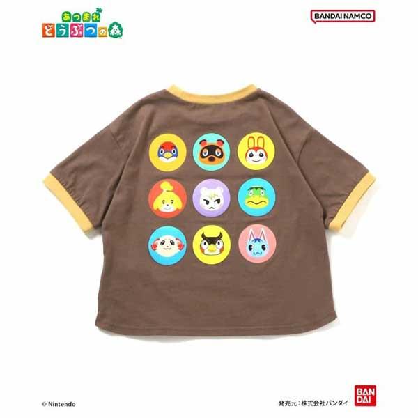 BREEZE（ブリーズ） あつまれ どうぶつの森 リンガーTシャツ 80