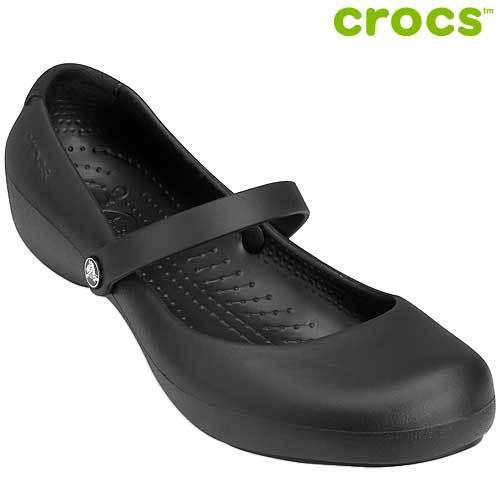 Crocs クロックス Women S Alice Work Flat 001black 21 25cm 001 Crocs 001 トヨフク子供服店 通販 Yahoo ショッピング