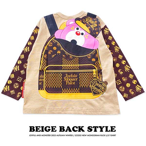 JAM ジャム 子供服 ニューモノグラムロンT 110〜140cm 2023AW J23205  