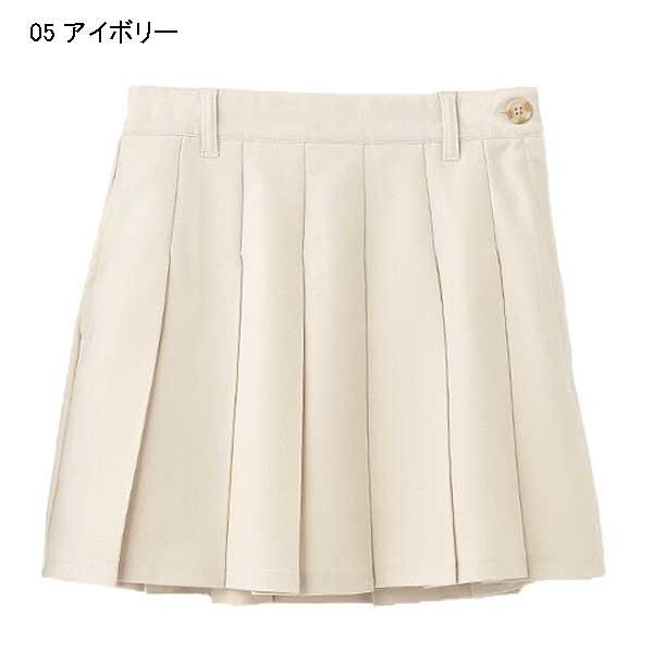 ラフロッグ ホワイト プリーツスカート Sサイズ ラフロッグ